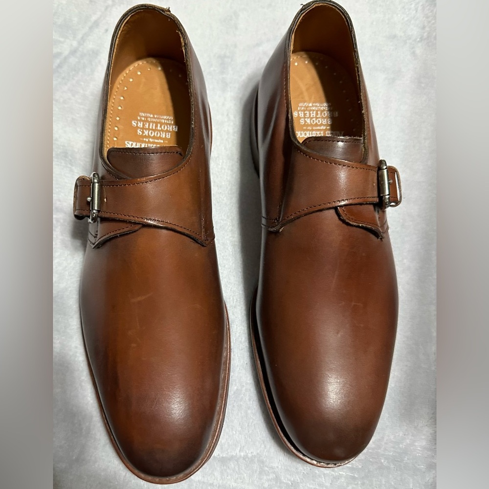 Brooks Brothers monk strap dress shoes